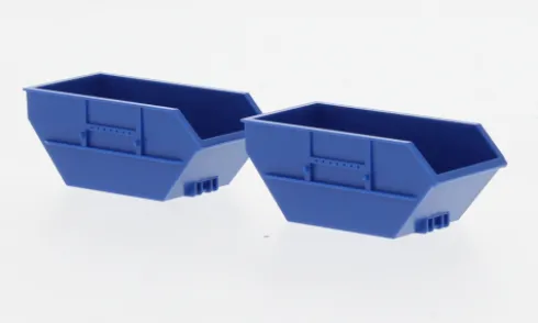 - Absetzmulde, blau, 1:87, Herpa