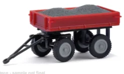- Anhänger, rot/schwarz, 1:87, Mehlhose