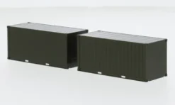 - Containerset 2x20ft, 1:87, Herpa Military