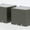 - Containerset 2x10ft, Heer (A), 1:87, Herpa Military