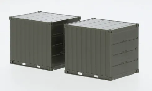 - Containerset 2x10ft, Heer (A), 1:87, Herpa Military
