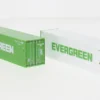 - 2er Set: 40ft. Container, Evergreen, 1:87, Herpa