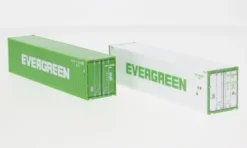 - 2er Set: 40ft. Container, Evergreen, 1:87, Herpa