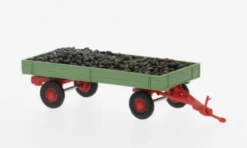 - Landwirtschaftlicher Anhänger, grün/rot, 1958, 1:87, Busch