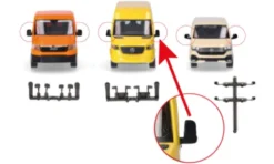 - Spiegel für Transporter, 1:87, Herpa