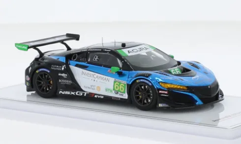 Acura NSX GT3 EVO22, IMSA, 24h Daytona, 2022, Gradient Racing, #66, K.Simpson/T.Bechtolsheimer, 1:43, TrueScale Miniatures