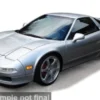 Acura NSX, silber, 1990, 1:64, IXO America