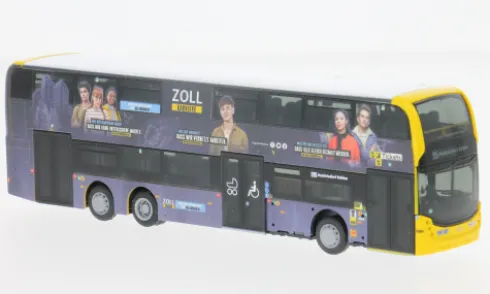 Alexander Dennis Enviro 500, BVG - Zoll Karriere, 1:87, Rietze