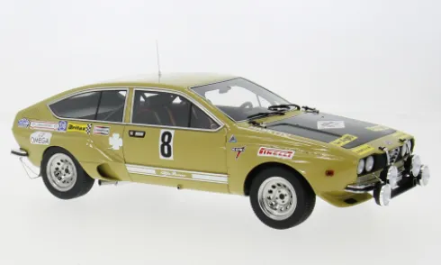 Alfa Romeo Alfetta GT Gr.2, Rally 4 Regioni, 1975, #8, F.Svizzero/G.Masetto, 1:18, Lucky Step Models