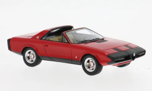 Alfa Romeo Alfetta Spider Pininfarina, rot/schwarz, 1972, 1:43, Kess