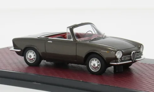 Alfa Romeo Giulia GT Spider Prototipo, braun, 1963, 1:43, Matrix