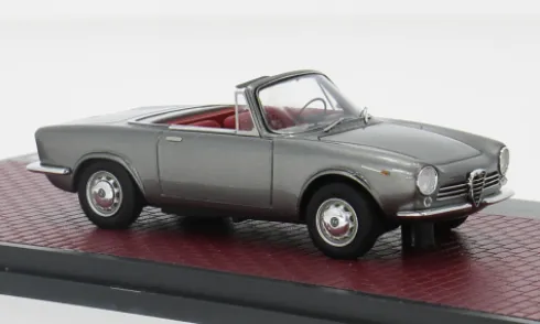 Alfa Romeo Giulia GT Spider Prototipo, grau, 1963, 1:43, Matrix