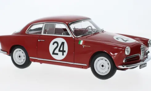 Alfa Romeo Giulietta Sprint Veloce, Targa Florio, 1958, #24, N.Todaro/R.Barbato, 1:18, Kyosho