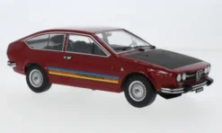 Alfa Romeo GTV 2000 Turbodelta, dunkelrot/schwarz, 1979, 1:18, KK Scale