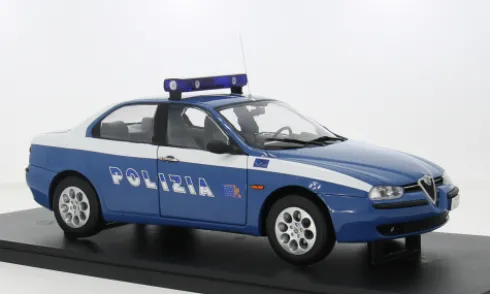 Alfa Romeo 156, 1997, Polizia Stradale, 1:18, Mitica