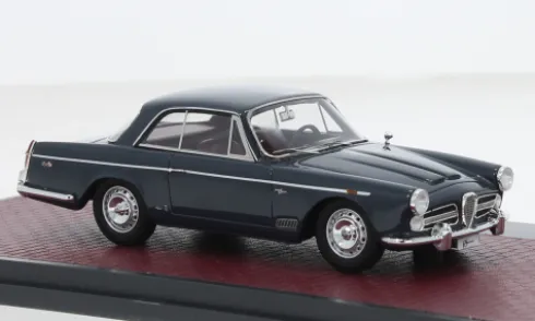 Alfa Romeo 2000 S Coupe, dunkelgrau, 1958, 1:43, Matrix