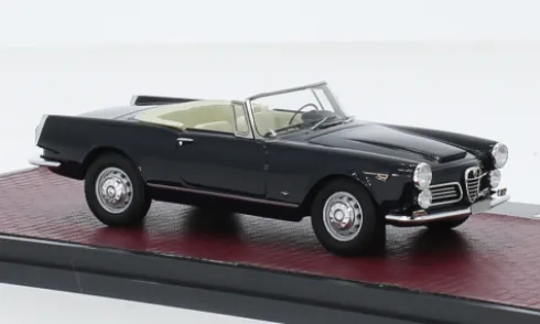 Alfa Romeo 2600 Spider, dunkelblau, 1962, 1:43, Matrix