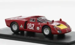 Alfa Romeo T33/2, Targa Florio, 1968, #182, G.Baghetti/G.Biscaldi, 1:43, Spark