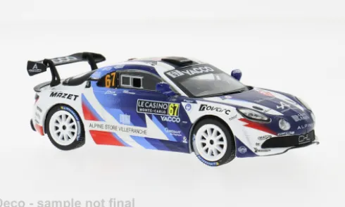 Alpine A110 RGT, WRC, Rally Monte Carlo, 2025, #67, R.Astier/D.Giraudet, 1:43, IXO