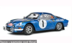 Alpine A110 1600 S, Rallye Monte Carlo, 1972, #1, 1:18, Solido