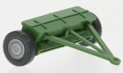 Anhänger Walzen-Düngestreuer, grün, 1:87, Wiking