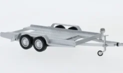 Anhänger Autotrailer, silber, 1:43, IXO
