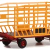 Anhänger Bale Throw Wagon, gelb, 1:64, Greenlight
