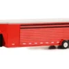 Anhänger Gooseneck Livestock Trailer, rot, 1:64, Greenlight