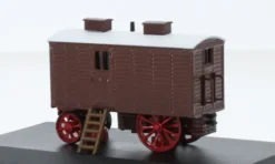 Anhänger Living Wagon, braun, 1:76, Oxford