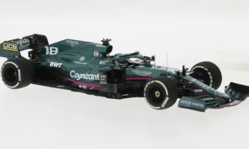 Aston Martin AMR21, Formel 1, GP Monaco, 2021, Aston Martin Cognizant F1 Team, Cognizant, #18, L.Stroll, 1:43, Minichamps