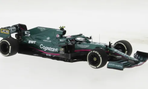 Aston Martin AMR21, Formel 1, GP Monaco, 2021, Aston Martin Cognizant F1 Team, Cognizant, #5, S.Vettel, 1:43, Minichamps
