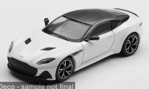 Aston Martin BDS Stratus, weiss/schwarz, 2024, 1:64, Mini GT