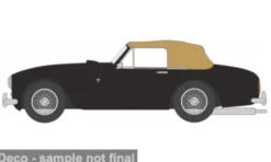 Aston Martin DB2 MKIII DHC, schwarz/braun, 1:76, Oxford