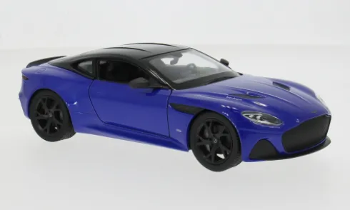 Aston Martin DBS, blau/schwarz, 1:24, Welly