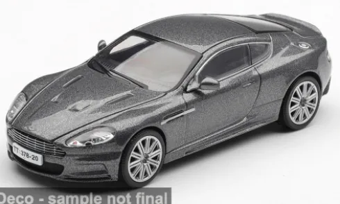Aston Martin DBS with English Blister Packaging, dunkelgrau, 2006, James Bond 007 – Casino Royale, 1:64, Mini GT