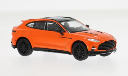 Aston Martin DBX 707, orange/schwarz, 1:64, Pop Race