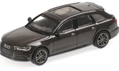 Audi A6 Avant, dunkelbraun, 2018, 1:87, Minichamps