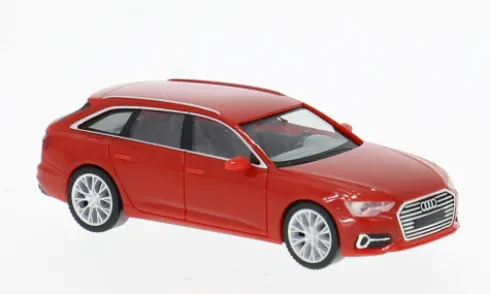 Audi A6 Avant, rot, 1:87, Herpa