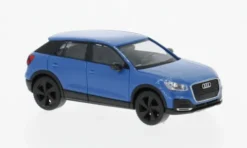 Audi Q2, blau, 2016, 1:87, Herpa