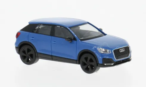 Audi Q2, blau, 2016, 1:87, Herpa