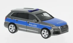 Audi Q7, Polizei Vorführfahrzeug, 1:87, Herpa