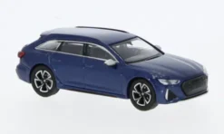 Audi RS 6 Avant, blau, 2019, 1:87, Minichamps
