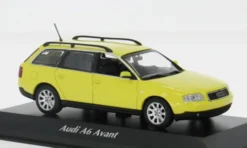 Audi A6 Avant, gelb, 1997, 1:43, Maxichamps