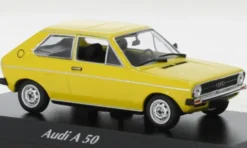 Audi 50, gelb, 1975, 1:43, Maxichamps