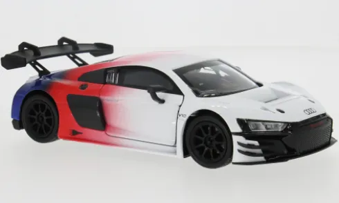 Audi R8 LMS GT3, weiss/rot, 1:24, Motormax