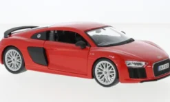 Audi R8 V10 Plus, hellrot, 1:24, Maisto