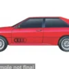 Audi Sport quattro, rot, 1:64, Maisto