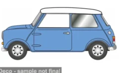 Austin Cooper S, blau/weiss, 1:43, Oxford