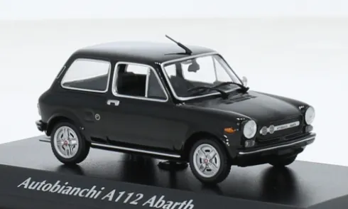 Autobianchi A112 Abarth, schwarz, 1974, 1:43, Maxichamps