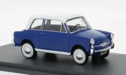 Autobianchi Bianchina Berlina Coupe, blau/weiss, 1962, 1:43, Schuco / Pro.R